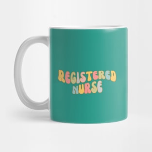 Colorful Registered Nurse Mug